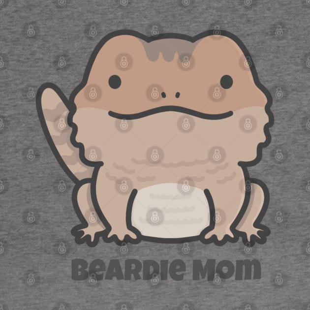 Brown Bearded Dragon Mom by pbanddoodles